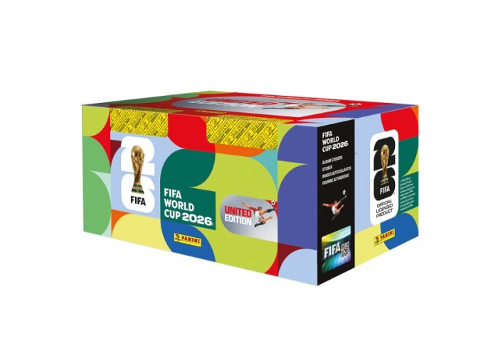 Panini Official FIFA World Cup 2026 United Edition Sticker Collection 100 Packs Box -CH-